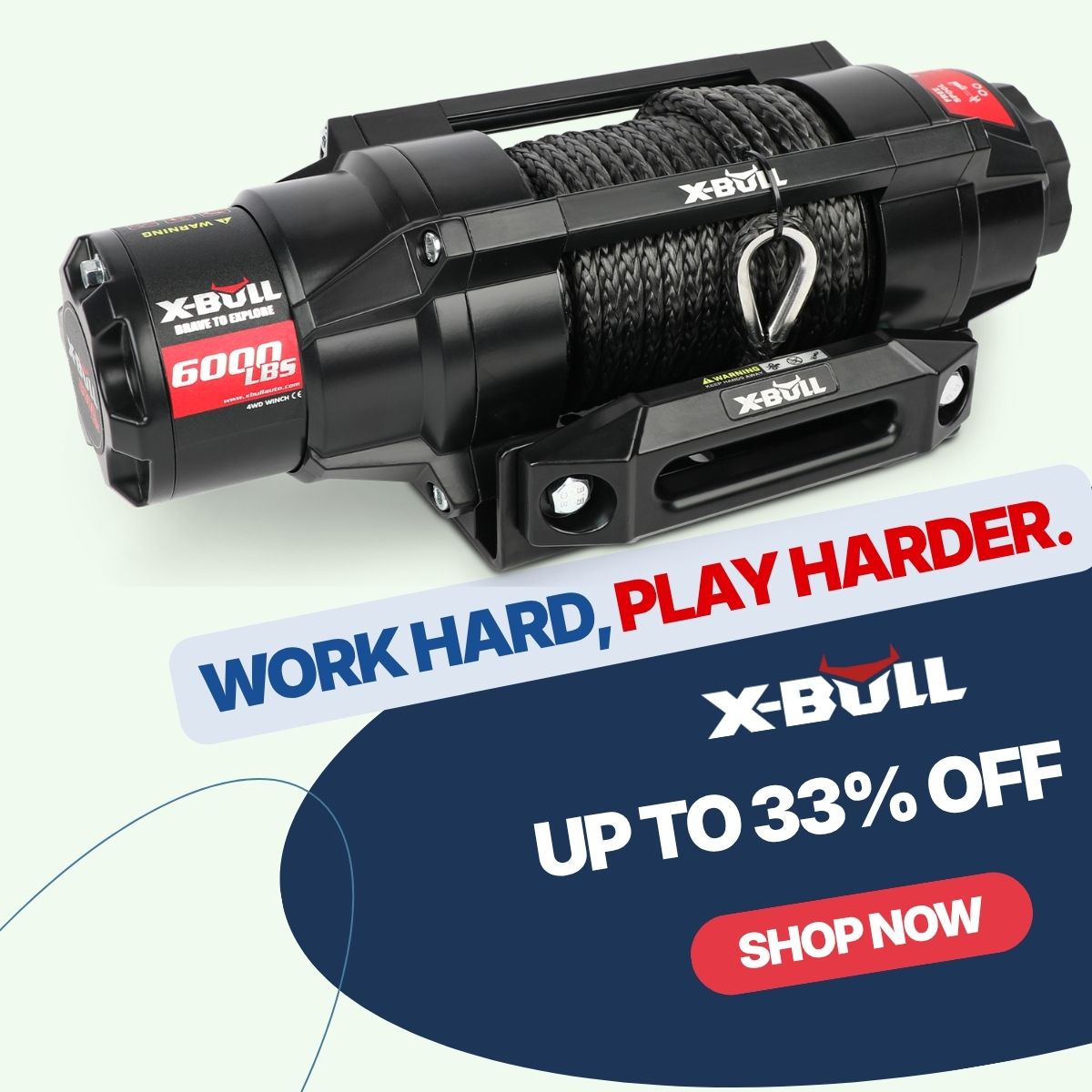 Electric Winches, Recovery Boards, 4WD Parts & Accessories - X-BULL