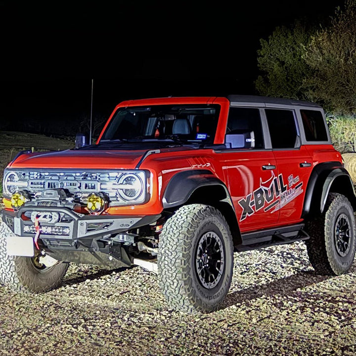 X - BULL Electric Winch Ti 12000 LBS 12V Synthetic Rope SUV Jeep Truck 4WD