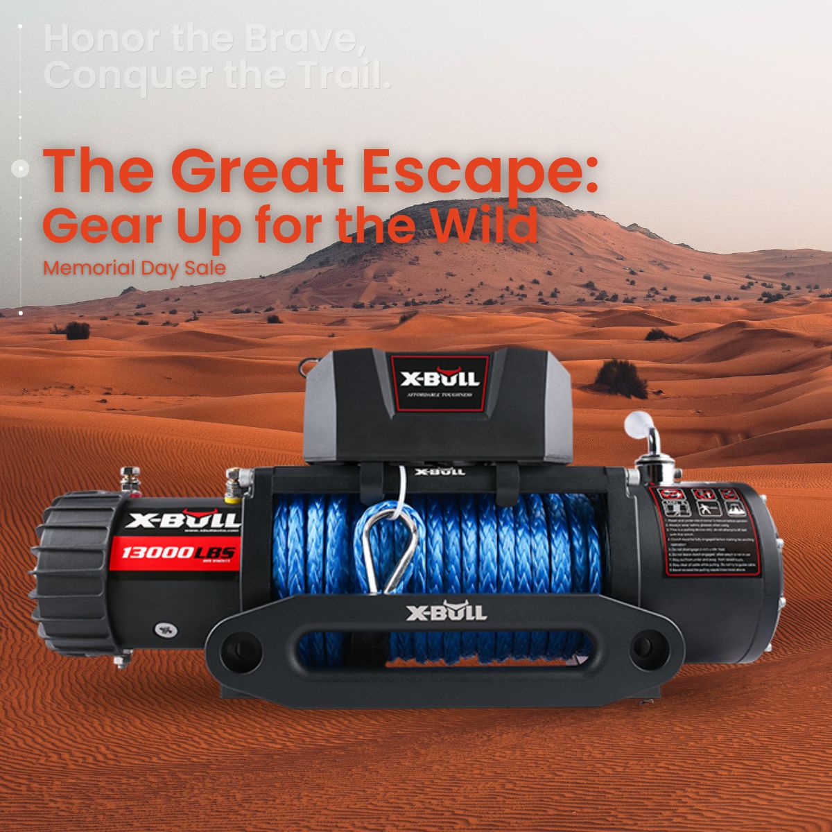 Electric Winches, Recovery Boards, 4WD Parts & Accessories - X-BULL