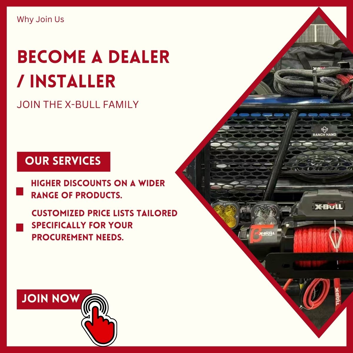 Electric Winches, Recovery Boards, 4WD Parts & Accessories - X-BULL