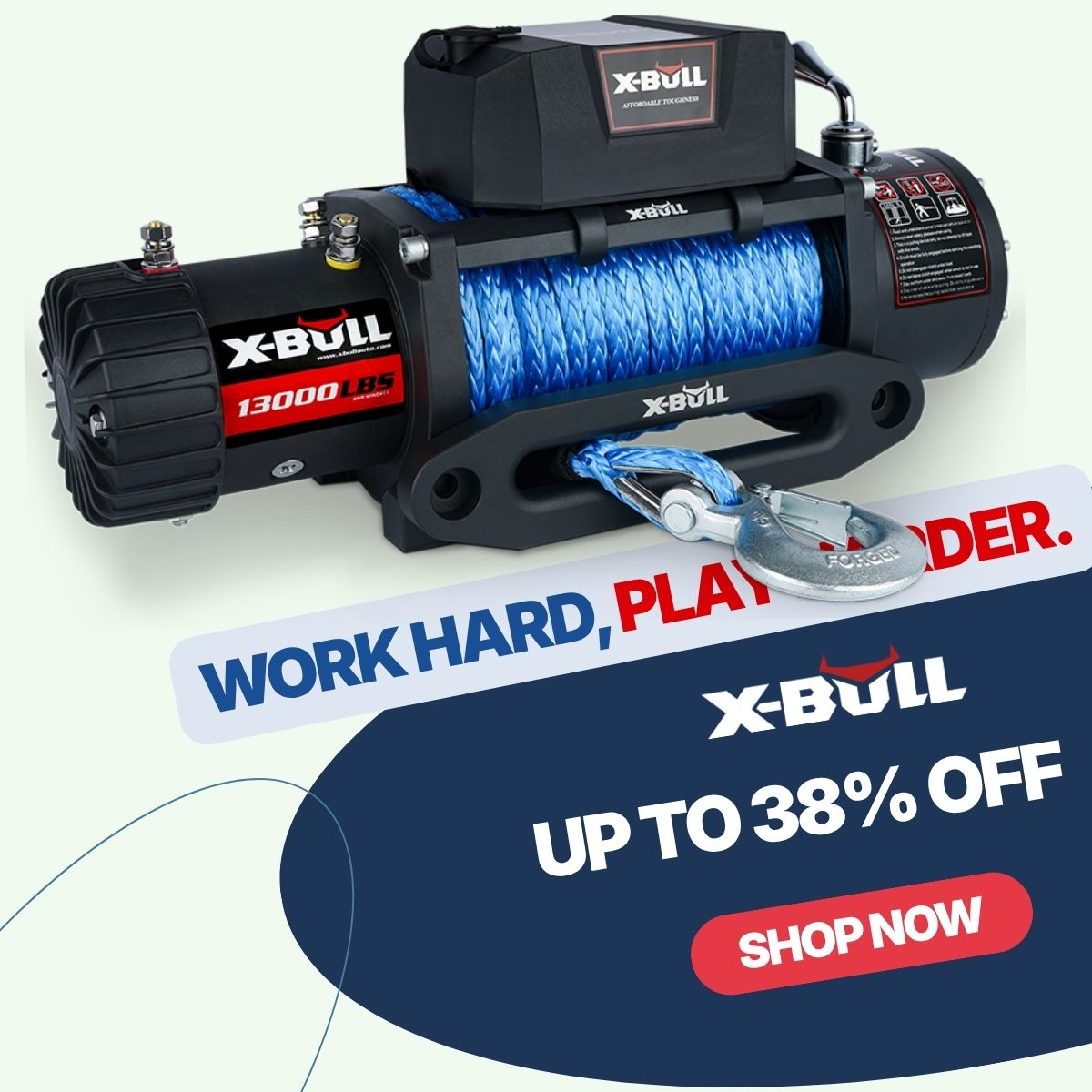 Electric Winches, Recovery Boards, 4WD Parts & Accessories - X-BULL