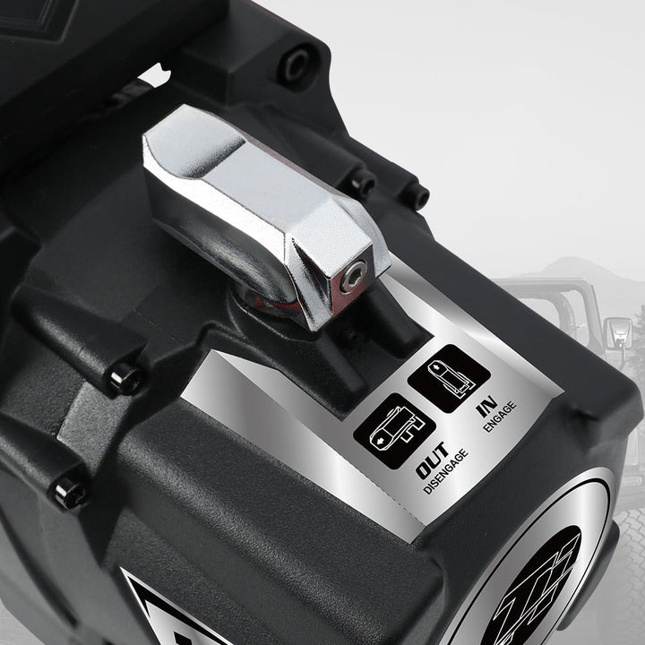 X - BULL Electric Winch Ti 12000 LBS 12V Synthetic Rope SUV Jeep Truck 4WD