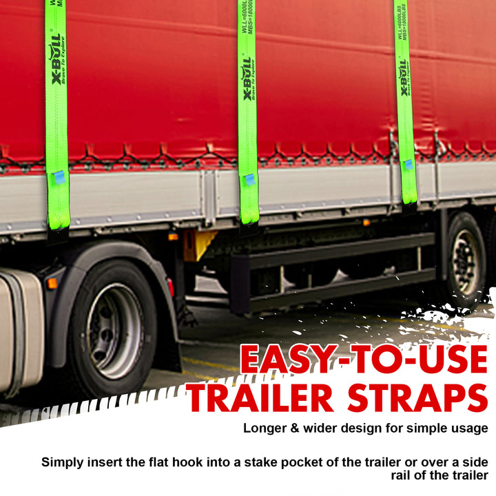 X - Bull Truck Tie - Down Straps 4in*30FT