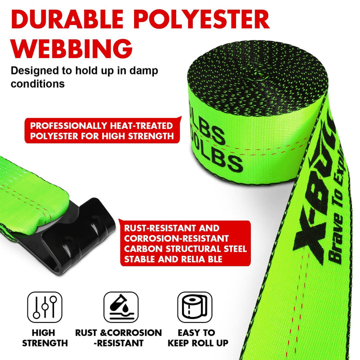 X - Bull Truck Tie - Down Straps 4in*30FT