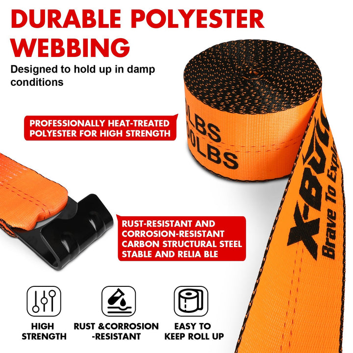 X - Bull Truck Tie - Down Straps 4in*30FT