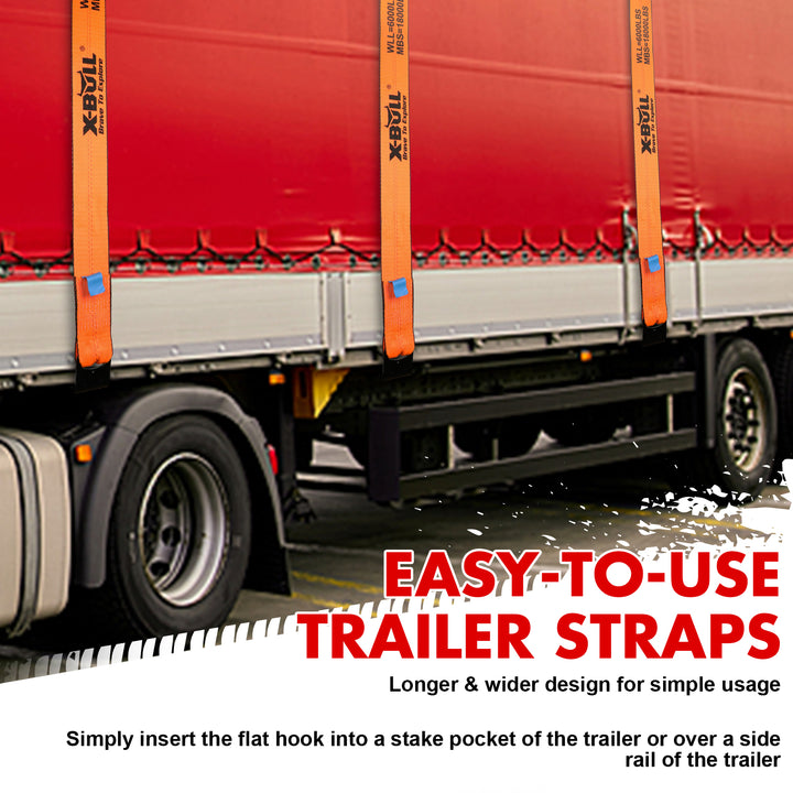 X - Bull Truck Tie - Down Straps 4in*30FT