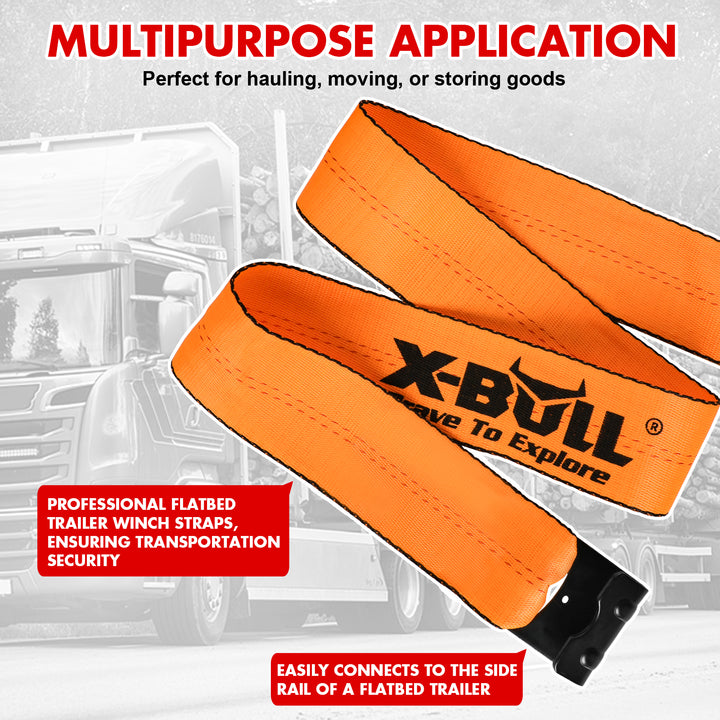 X - Bull Truck Tie - Down Straps 4in*30FT