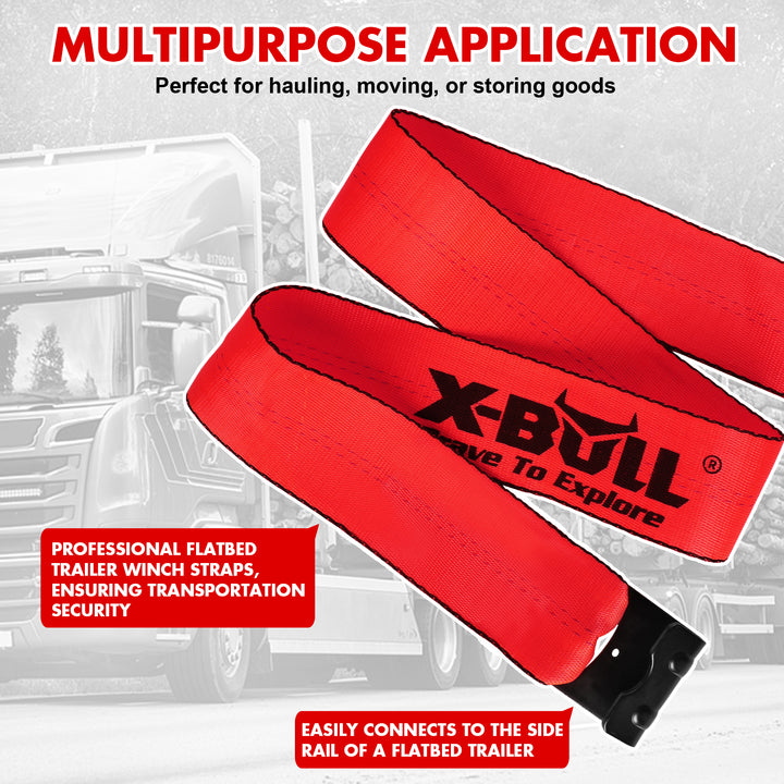 X - Bull Truck Tie - Down Straps 4in*30FT