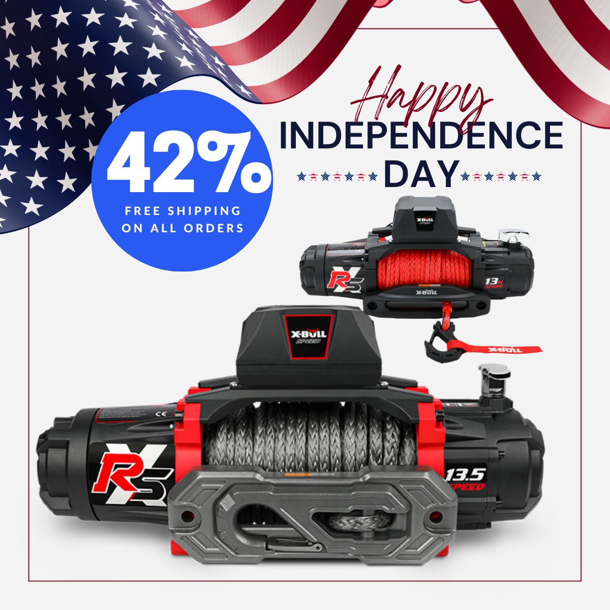 Electric Winches, Recovery Boards, 4WD Parts & Accessories - X-BULL
