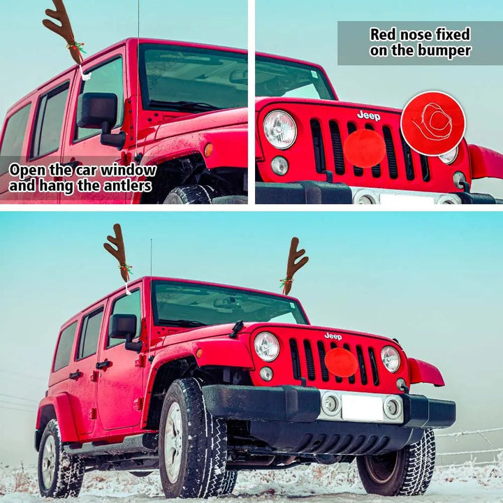 Christmas Auto Decoration Set for Car SUV Van Truck - X-BULL