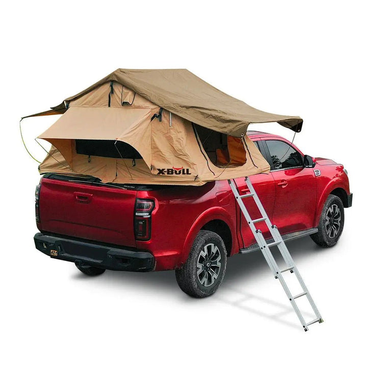 X-BULL 3 Person Magtower Roof Top Tent with Ladder & Mattress - X-BULL