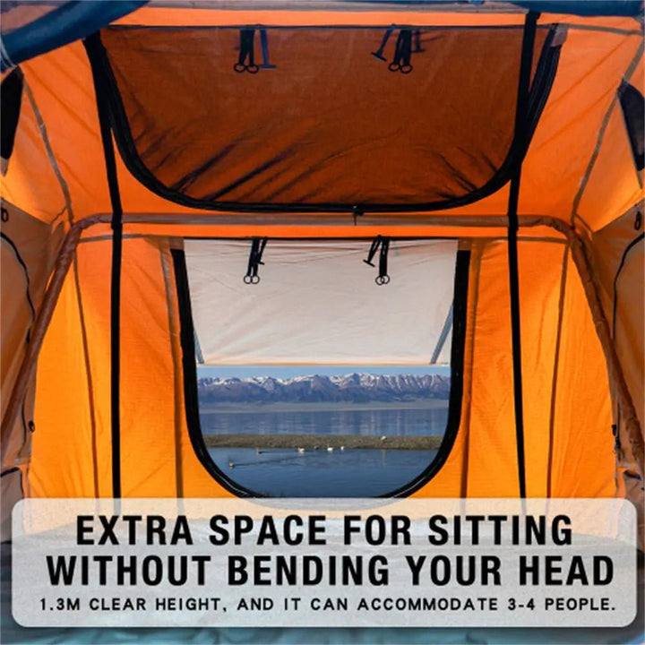 X-BULL 3 Person Magtower Roof Top Tent with Ladder & Mattress - X-BULL