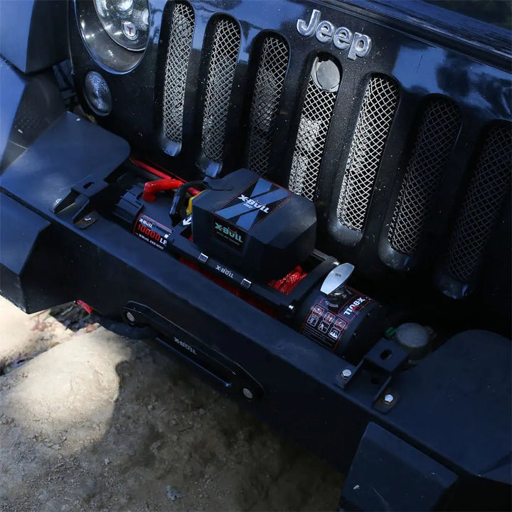 X-BULL Electric Winch 10000 LBS 12V Synthetic Rope SUV Jeep Truck 4WD - X-BULL