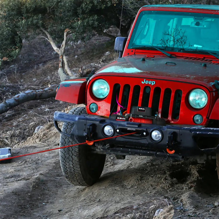 X-BULL Electric Winch 10000 LBS 12V Synthetic Rope SUV Jeep Truck 4WD - X-BULL