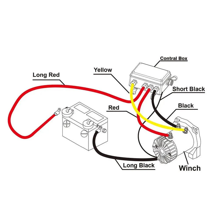 X-BULL Electric Winch 10000 LBS 12V Synthetic Rope SUV Jeep Truck 4WD - X-BULL