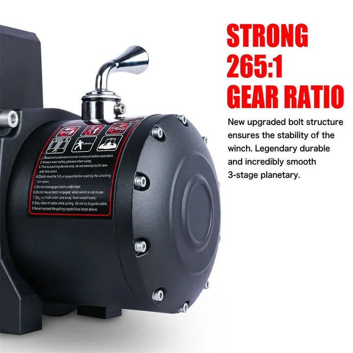 X-BULL Electric Winch 12000 LBS 12V Steel Cable SUV Jeep Truck 4WD - X-BULL