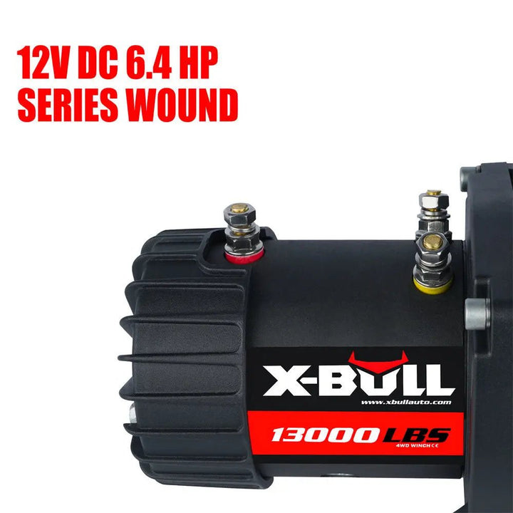 X - BULL Electric Winch 13000 LBS 12V Steel Cable SUV Jeep Truck 4WD
