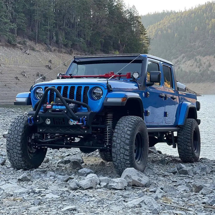 X-BULL Electric Winch 13000 LBS 12V Synthetic Rope SUV Jeep Truck 4WD Blue - X-BULL