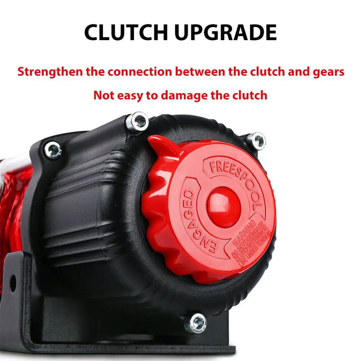 X-BULL Electric Winch 4500 LBS 12V Synthetic Rope ATV UTV Boat Truck 4WD - X-BULL