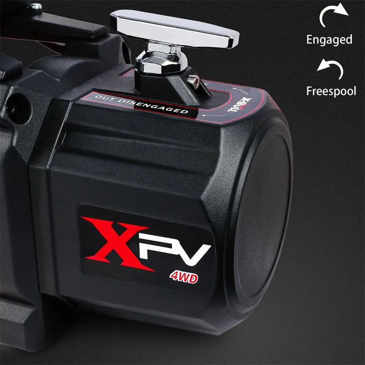 X-BULL Electric Winch XPV 14500 LBS 12V Synthetic Rope SUV Jeep Truck 4WD - X-BULL