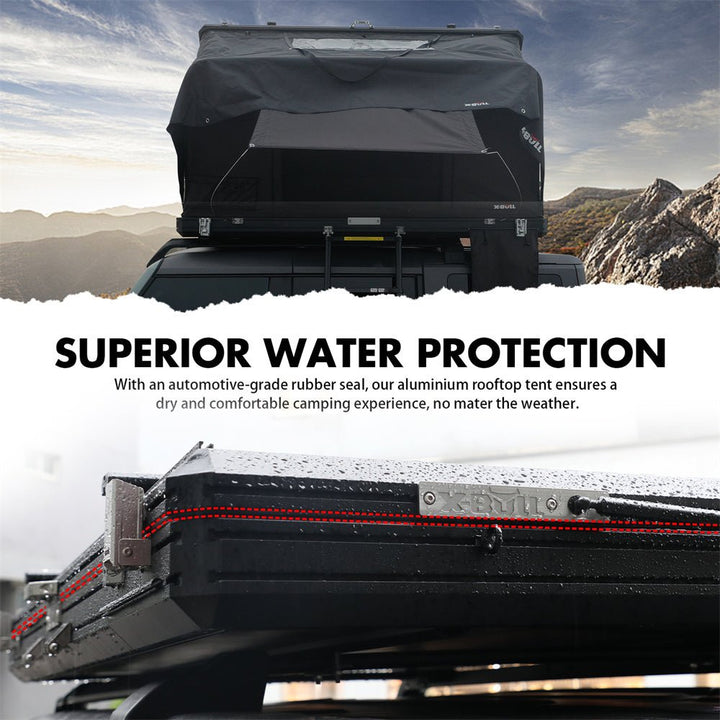 X - BULL Hard Shell Roof Top Tent with Ladder and Mattress - X - BULL