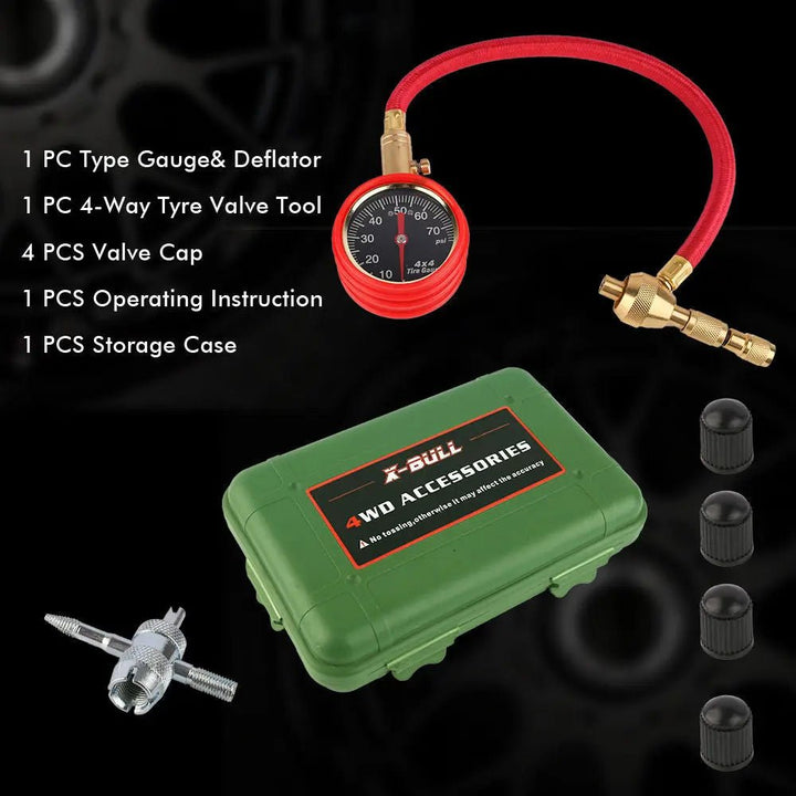 X-BULL Rapid Tyre Pressure Deflator Gauge - X-BULL