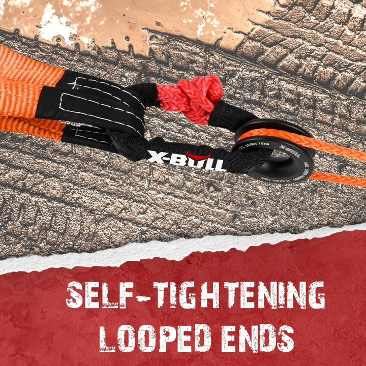 Synthetic Soft Shackle Rope, 56,000 Lbs Breaking Strength Red Heavy Duty Tow Shackles For Off Road Truck Jeep Suv Utv Atv Synthetic Soft Shackle Rope, 56,000 Lbs Breaking Strength Red Heavy Duty Tow Shackles For Off Road Truck Jeep Suv Utv Atv