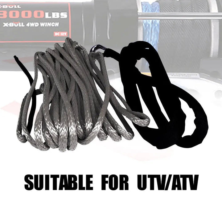 X - BULL Synthetic Winch Rope 1/4'' X 50ft 8000 - 10000 LBS
