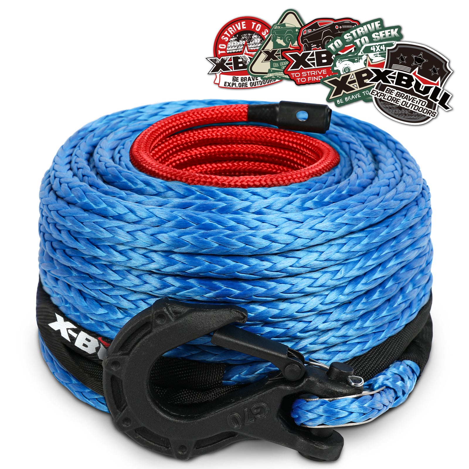 X-BULL Synthetic Winch Rope Kit 3/8